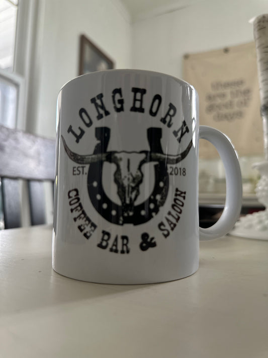 Longhorn Cowboy Mugs
