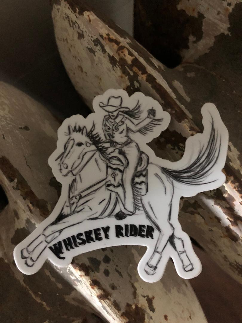 Whiskey Rider Sticker